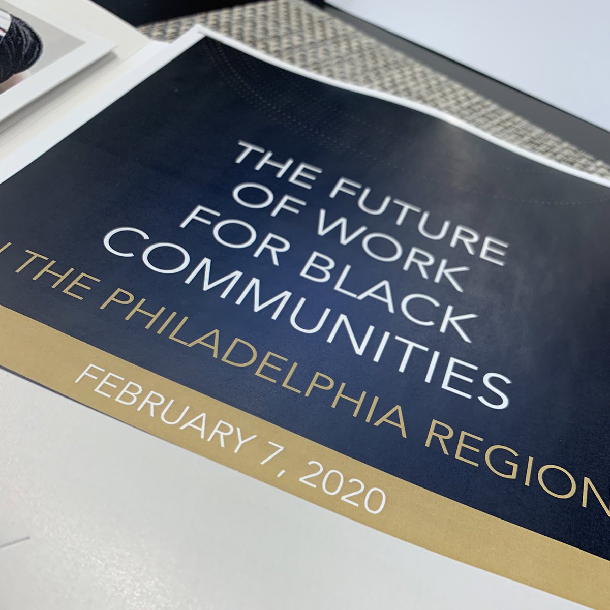 AshleyAPutnam's tweet photo. Joining colleagues today from around Philadelphia to apply a racial equity lens to the conversation about the #FutureofWorkers
Thanks to @PHLWorkforce and @JointCenter for hosting this important conversation.
#futureofwork #futureofblackworkers #futureproof https://t.co/ZLd3y13pLg