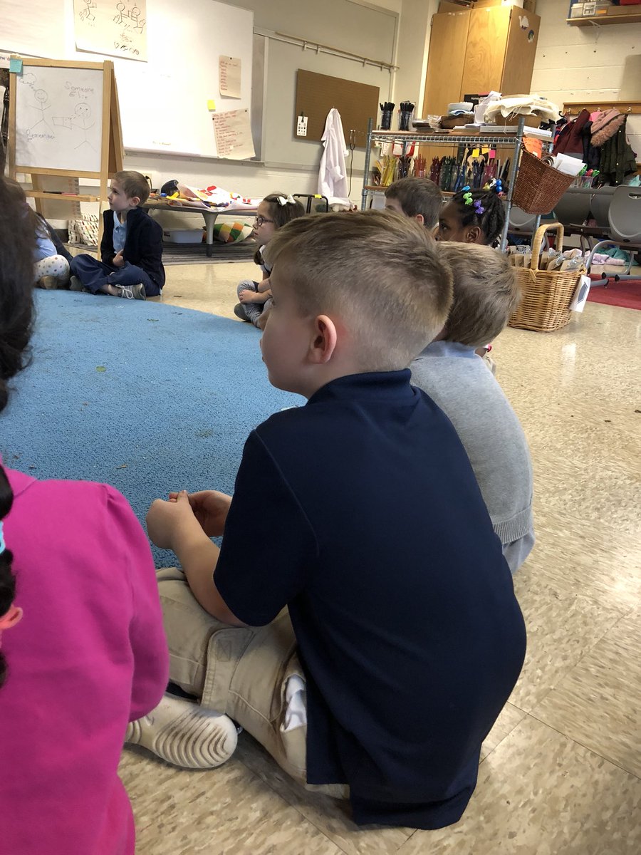 MsERode's tweet photo. What an amazing first day in Kindergarten on Wednesday! Got to meet amazing kids and got invited to play a math game that we had just learned in #BUBlockAmath! Can’t wait for next week! https://t.co/pMDApTASvL