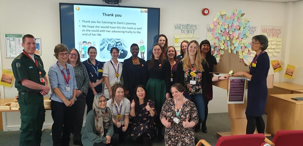 ESTH Frailty (@esthfrailty) on Twitter photo We did it Team! First ever epsom st helier Frailty Journey study day done. Lecture theatre still full at the end! BIG thanks to everyone.THIS is what person focused integrated collaborative care is all about! @arlenewellman <a href="/danielelkeles/">Daniel Elkeles</a> <a href="/ThirzaSawtell/">Thirza Sawtell</a> @LucyBotting We did it Team! First ever epsom st helier Frailty Journey study day done. Lecture theatre still full at the end! BIG thanks to everyone.THIS is what person focused integrated collaborative care is all about! @arlenewellman <a href="/danielelkeles/">Daniel Elkeles</a> <a href="/ThirzaSawtell/">Thirza Sawtell</a> @LucyBotting