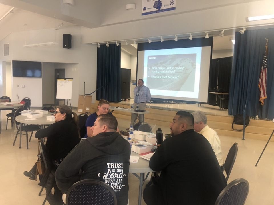 AstroKat9's tweet photo. Speed of Trust training (Day 2) is in full swing. Command presence by our amazing HR leaders, Mr. Mike Medina and Dr. Marcus Funchess — leading dialogue on the value of extending trust.
#TheBestAtGettingBetter @SB_CitySchools #SBCUSD #MakingHopeHappen https://t.co/FGlNwoPAZ5