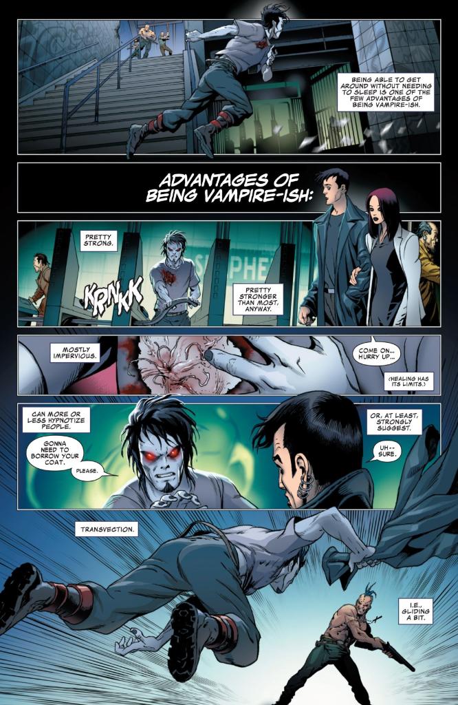 Comixology's tweet photo. After escaping The Raft, Morbius is desperately trying to live in a world that has turned its back on him!
Get the first issue of #Morbius by @joekeatinge & #RichardElson for FREE on #FreeComicsFriday! https://t.co/V0HClXLHu5 https://t.co/DMwcHpfiUv