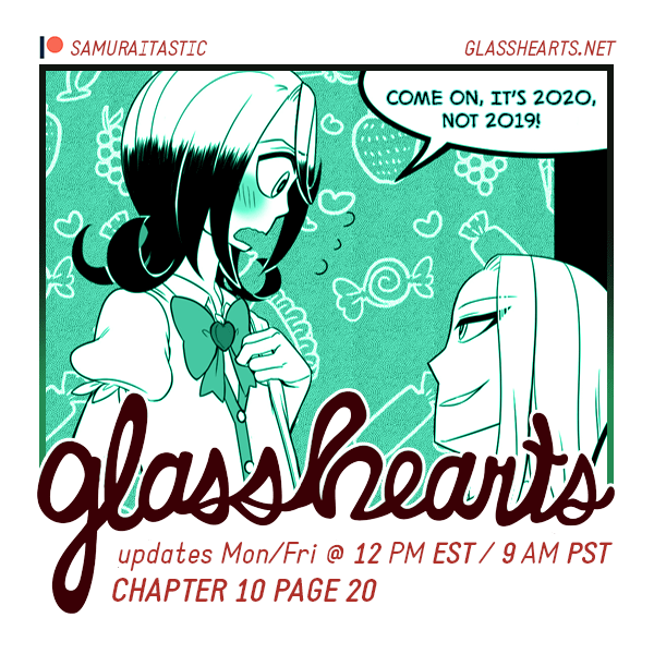 https://t.co/DhubiFMUow ? #glasshearts #webcomic | two numbers repeated shouldn't be hard to memorize, ya dummy 
