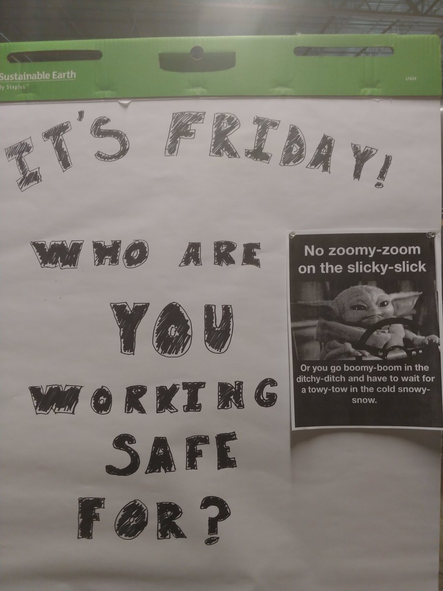 Friday's guard gate message at Pontiac. <a href="/SafetyPontiac/">Pontiac Safety Committee</a>