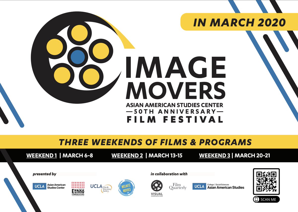 vcmediaorg's tweet photo. To celebrate @uclaaasc's 50th anniversary, check out IMAGE MOVERS, a three-weekend film festival that features films that have screened at the @VCFilmFestival. Save the date for March 6th! Learn more at https://t.co/A81nsBQGyA
#aasc50film #aascimagemovers #aasc50 #uclaaasc https://t.co/9CQEcfsB8f