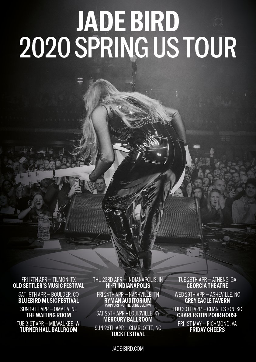 JadeBirdMusic's tweet image. Tickets for my April/ May US Tour are on sale now!! Go Go Go!!! Link below 💙❤️👇
jade-bird.com/live