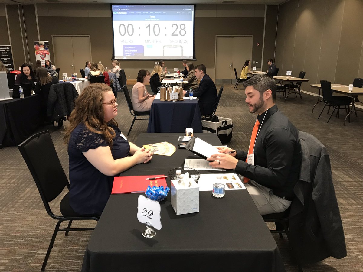 DrmartinPSU's tweet image. Mock interview day at Pittsburg State! #GBLeaders