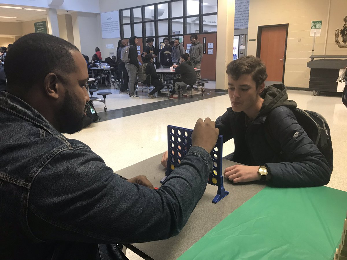 DrHuger's tweet image. Fun Friday Game Day with the School Counselors! #PSSCA #Pridein5 #Foxpride