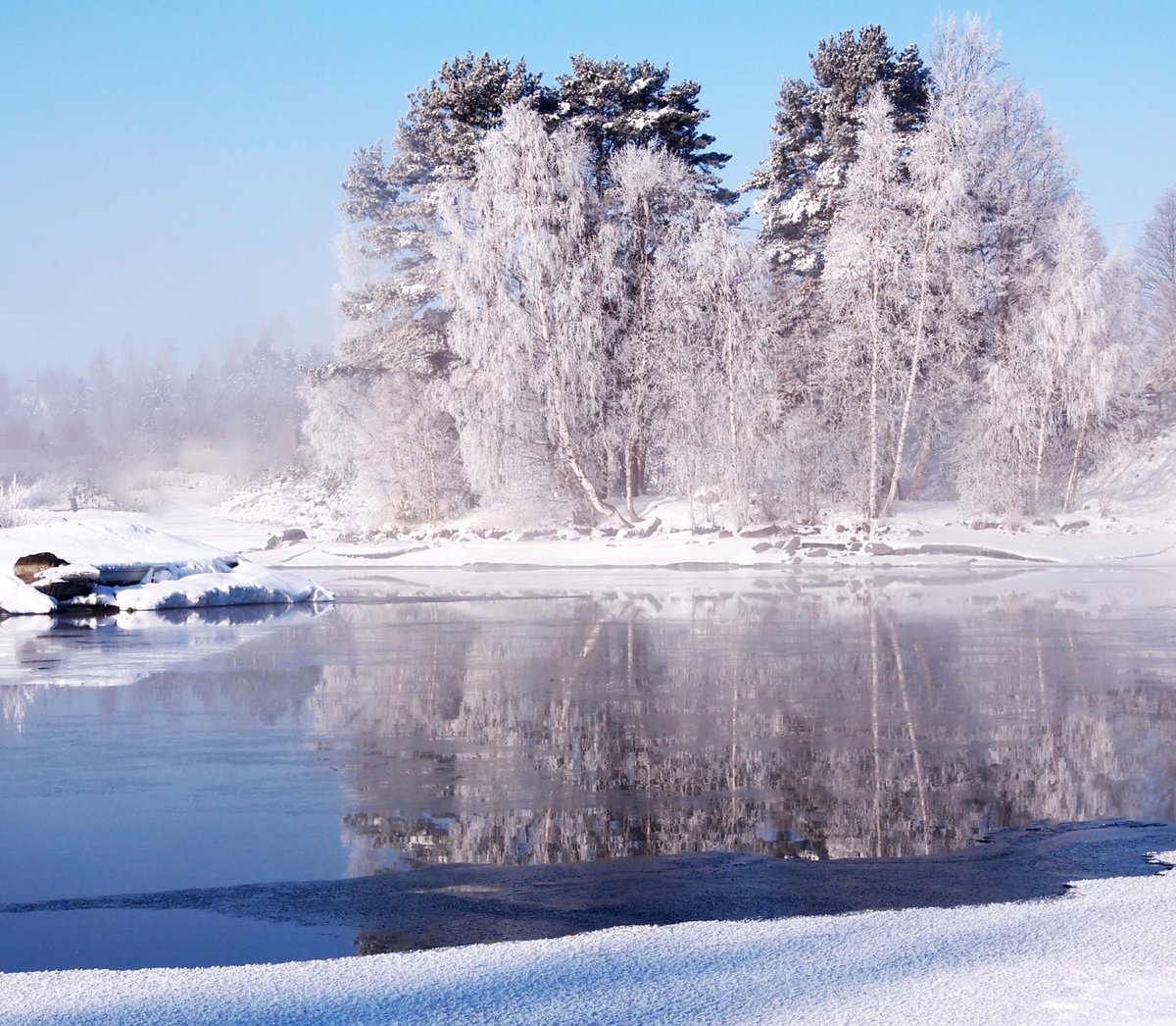 pyryluminen's tweet photo. The day in Finnish colours #pyryluminen #photography #finnish #naturephotography #finland #nature #winter #lake #frozen #white #snow #blue #suomalainen #luontokuva #suomi #talvi #luminen #järvi #hanki #metsä #jäätyneet #puut #kuura #sinivalkoinen https://t.co/PlmUmA47Cr