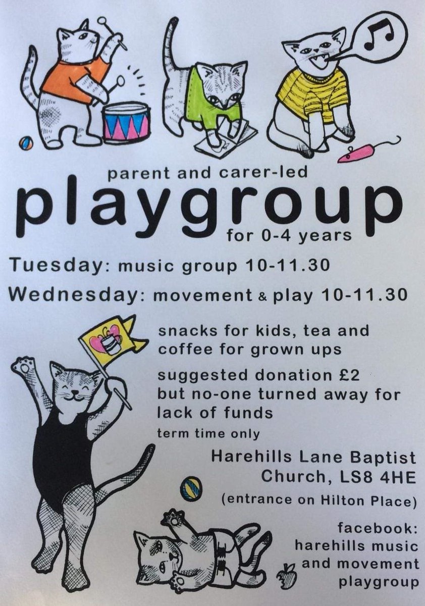 Calling #parents and #carers of #preschool children in #Chapeltown #Harehills and #ChapelAllerton! This friendly, diverse and #inclusive #parentled #playgroup is always looking to welcome new faces to join in their activities for children aged 0-4 @LeedsDads @MumsnetLeeds