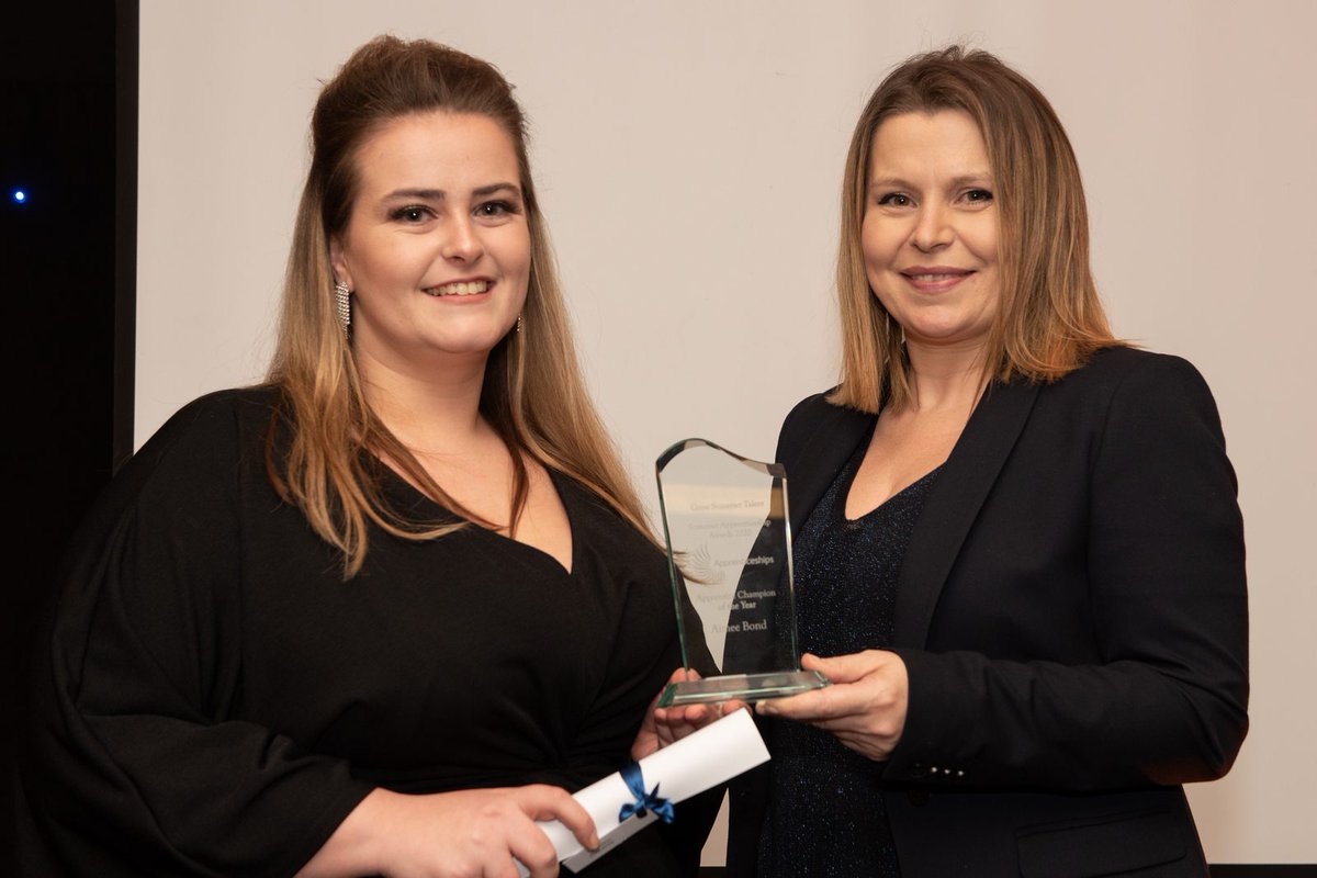 StrodeCollege's tweet photo. Big Congratulations to our apprentice Aimee Bond who has won two awards - 'Advanced Apprentice of the Year' &amp; 'Apprentice Champion of the Year' at the @GrowSomTalent Awards on Monday evening. Well done Aimee!  https://t.co/2ZOnTCXKp0

#NAW2020 #GSTApprenticeship #LookBeyond https://t.co/10dZ8YaCmV