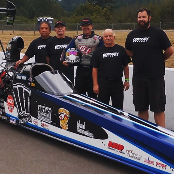 Good luck this weekend to <a href="/JohnnyAhten/">Johnny Ahten</a> &amp; <a href="/Ahtenracing/">Ahten Racing</a> in the #lucasoil60thwinternationals! #NHRA #TopAlcohol #OdysseyBattery