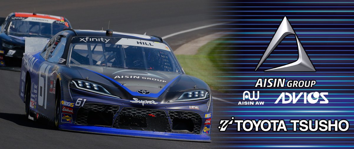 We're down for double duty in Daytona!

We're headed back to the <a href="/NASCAR_Xfinity/">NASCAR Xfinity</a> Series with <a href="/_AustinHill/">Austin Hill</a> wheeling the No. 61 <a href="/AisinGroup/">Aisin Group North America</a> Toyota Supra at @DISupdates!

Read More ➡️ bit.ly/3784tXO

#NASCAR #Speedweeks #TeamToyota