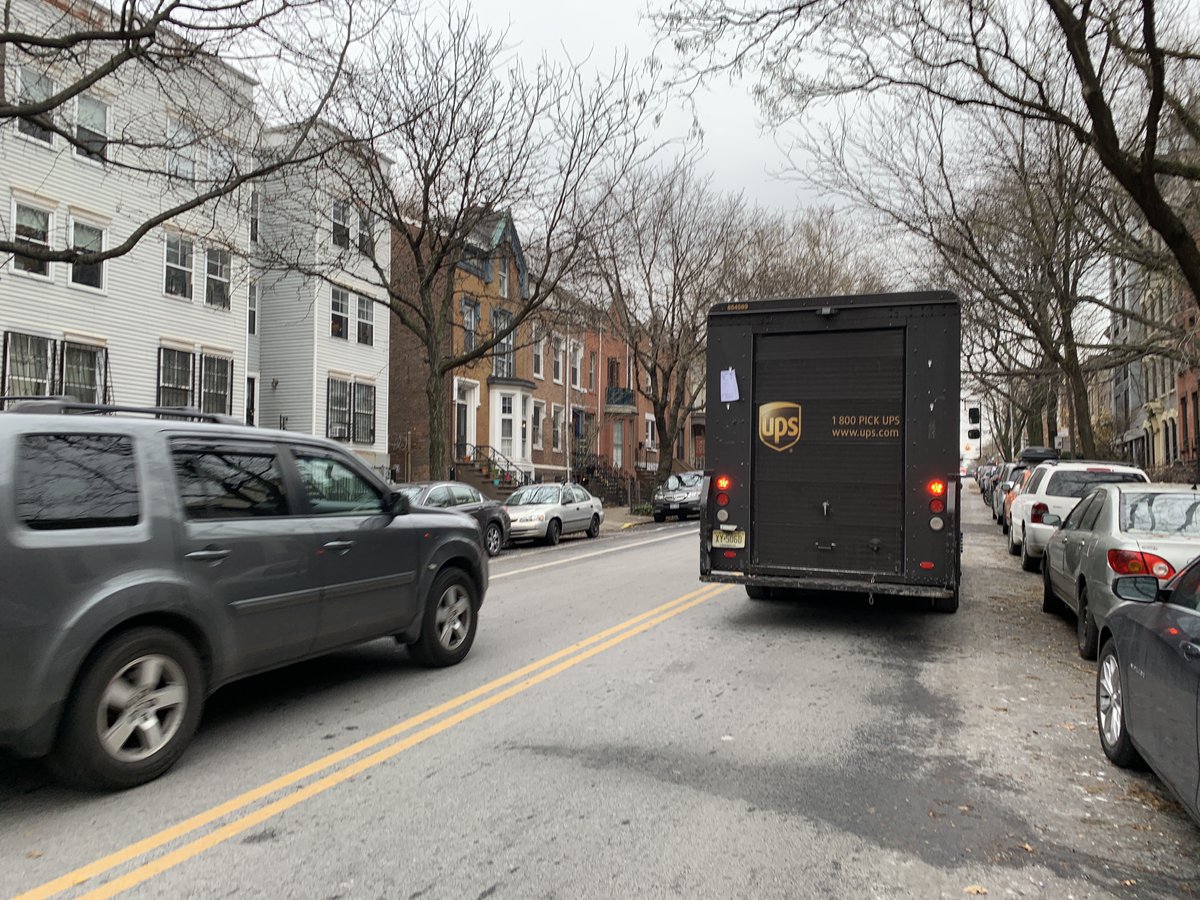 StreetsblogNYC's tweet photo. BREAKING: @NYC_DOT makes a major rule change to crack down on commercial double-parking: Truckers can no longer claim they were making an “expeditious” delivery. This is actually huge, @ClaytonGuse @dahvnyc 

https://t.co/WYHESXYEwq

@jonorcutt @TransAlt https://t.co/ATXXKVV6OS