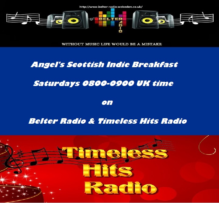 Angel's Scottish Indie Breakfast, Saturday 8th February 2020 at 0800-0900 GMT @Angel_BelterR 

Listen to the show at:
tunein.com/radio/Belter-R…

@DJMSongs 
@CodyFeechan
@Artesan_band 
@TheKaplansband