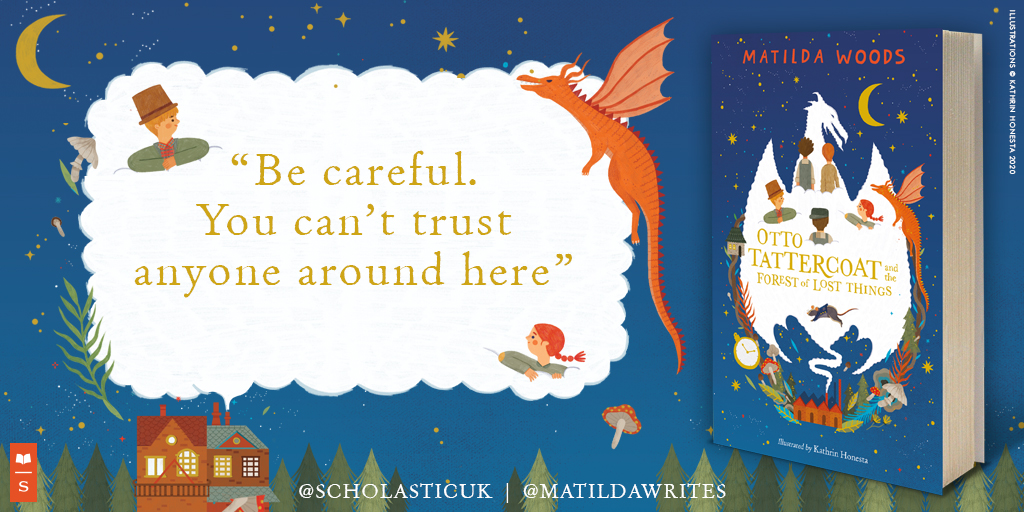 scholasticuk's tweet image. Witches lurk. Sun dragons lie sleeping. Endless winter shivers. Will you journey into the dark forest on this heart-racing adventure with Otto? @MatildaWrites&apos; new icy adventure #OttoTattercoat is out now ✨