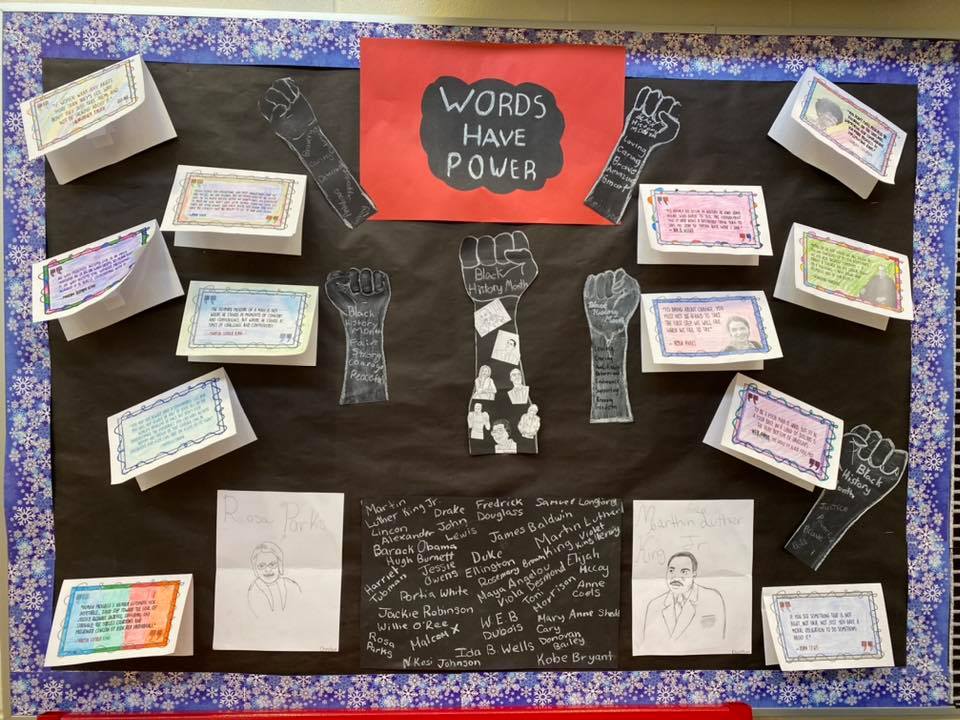 FMCSD's tweet photo. It's Black History Month! There is incredible artwork outside 6H at St Kateri School! 

#WeAreFMCSD #ymm #rmwb @StKateriBison https://t.co/HPuePb3HXy