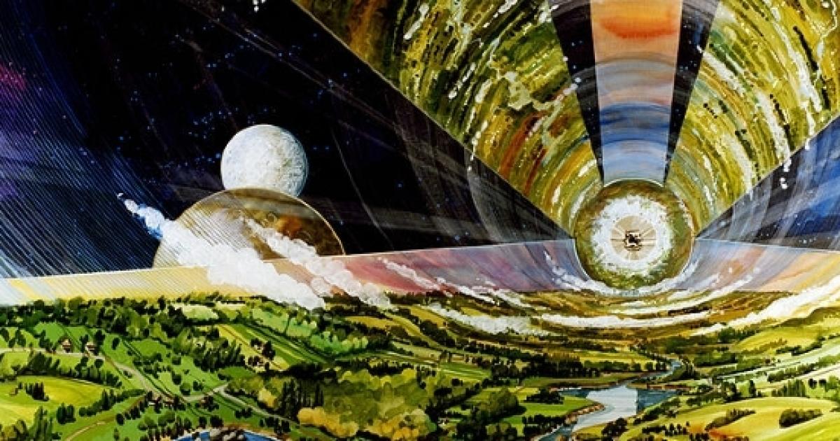 AllTechVintage1's tweet photo. Another beautiful 1970s conceptual art piece, featuring an O'Neil Cylinder. These are centrifuge space habitats which spin to generate gravity. Reminds me of @AsgardiaSpace.
https://t.co/V4uaZFIVHe
#Space
#ConceptArt
#Science
#Vintage
#Scifi
#Technology
#Retro https://t.co/RbyIFANkyt
