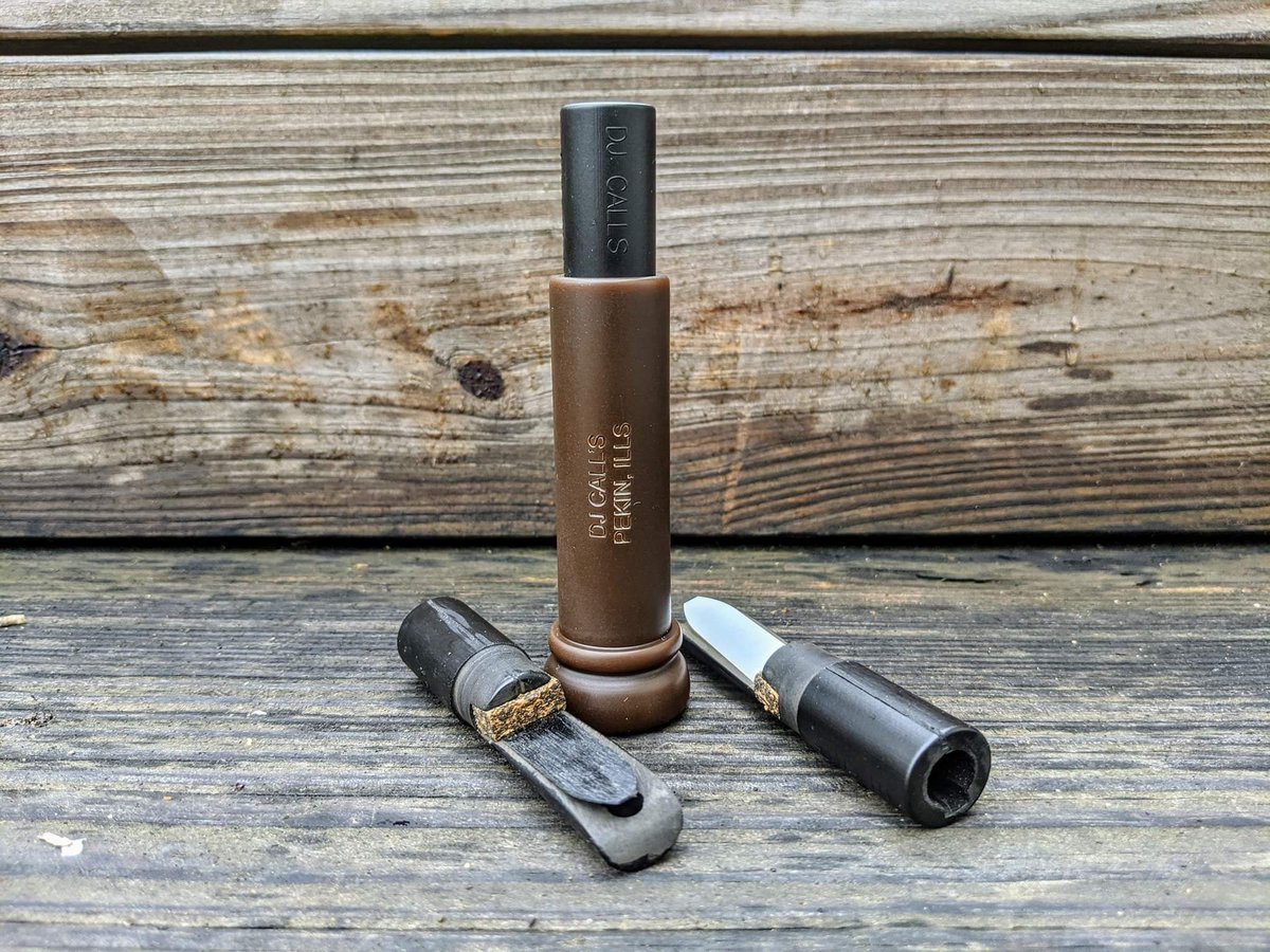 DJCallsCo's tweet photo. It's been quite a long time since we've posted and got some new stuff!!! We are offering cut-down kits, they come with an Arkansas, Louisiana, and a quincy cut tonals. These tonals are true hard rubber keyholes. #djcalls #duckhunting #duckcalls #cutdowns #hunting https://t.co/DaahVVlOTm