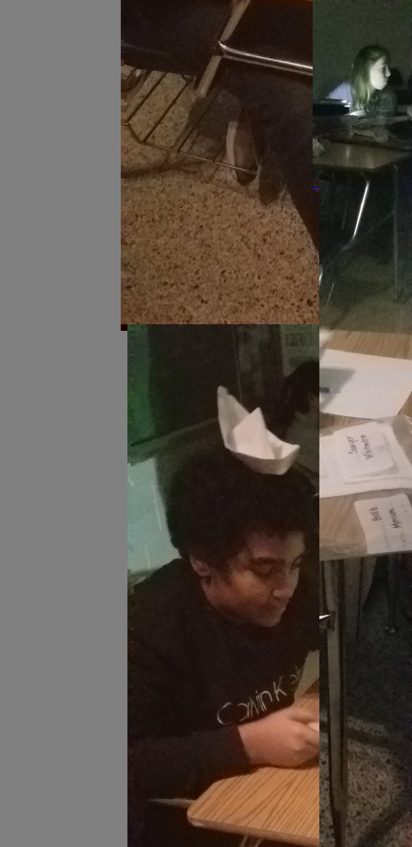 Lights out but scholars keep reading.  Love how our teachers came together to help each other! <a href="/LynnhavenMiddle/">Lynnhaven Middle School</a>