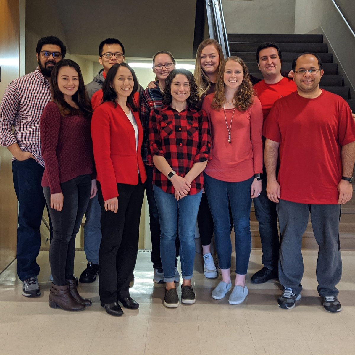 LipkeLab's tweet image. Today the Lipke Lab is joining @American_Heart and wearing RED (even in Auburn!) to raise awareness of cardiovascular disease and join the fight against heart disease and stroke! ♥️🩺 #GoRedForWomen #WearRedDay #WearRedandGive #TheLipkeLab