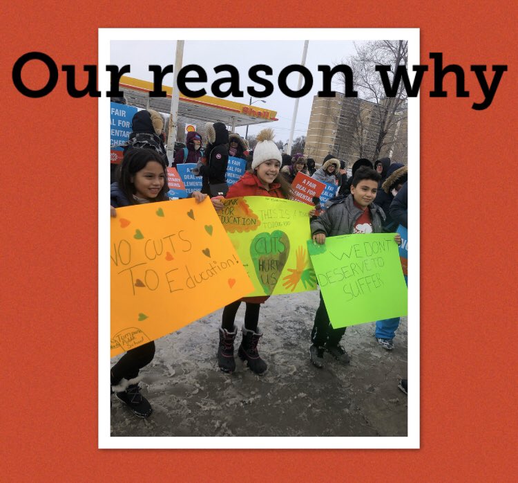MsDiStefanoo's tweet photo. Actions speak louder than words #ETFOstrike #FridayThoughts #CutsHurtKids #OurReasonWhy @tdsb @tdsb_ferreira @ChalkfarmPSTDSB @CityNews @CTVNews https://t.co/JSHB5CCSkC