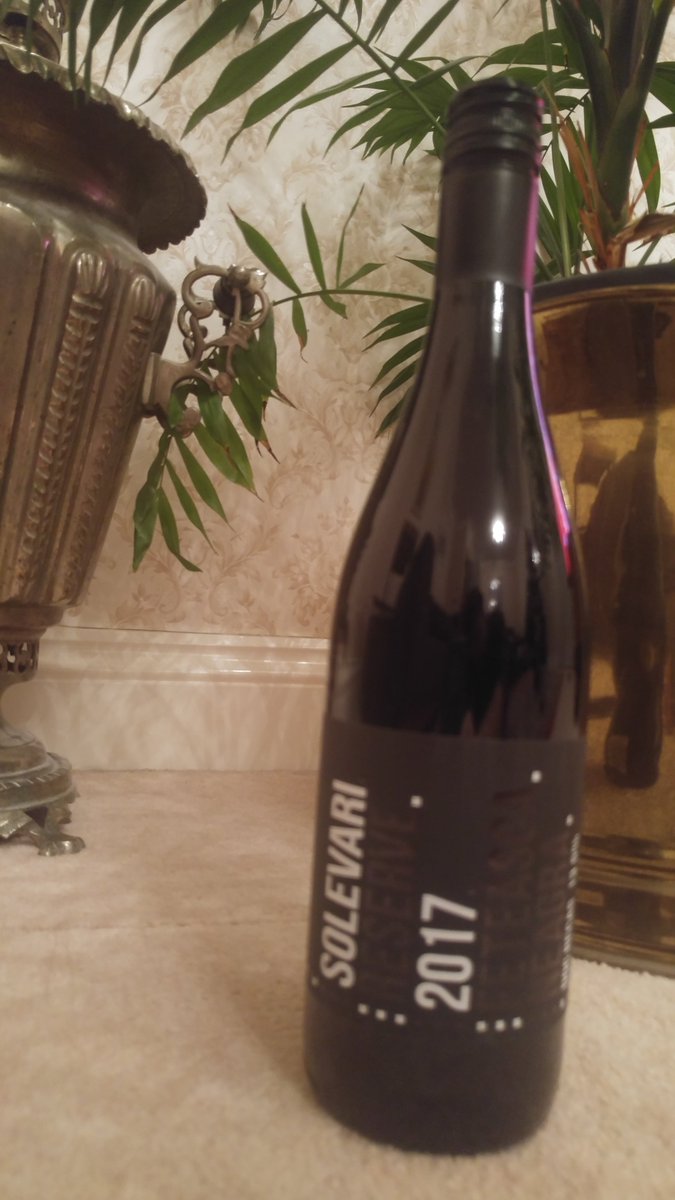 Been catching up on the BBC's Dracula series on my commute, so it seems appropriate to open this tonight. Solevari Feteasca Neagra from Romania's Cramele Recas winery. Feteasca Neagra is Romania's signature red grape, sort of an Eastern European Syrah with dark fruit and spices.