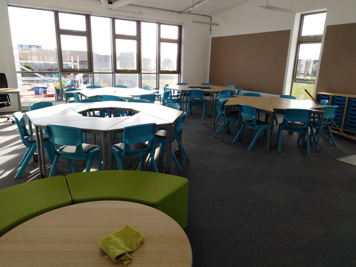 stmarysrcps's tweet photo. How many ways could we arrange the lovely new furniture in the new school? #problemsolving #creativity #inspiringlearningspaces https://t.co/uhsI24s3Pv