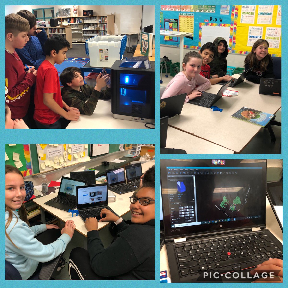 SKentsclassroom's tweet photo. Student Directed 3D Printing @AssisiOCSB for this Snow Day! Collaboration &amp; Creativity at its finest today! @mrboddysclass #ocsb #ocsbBeInnovative #FRABeCreative @JanusNM https://t.co/4SLxVsXINg