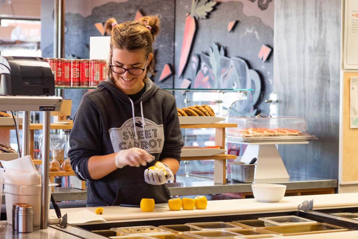 Congrats to the winner of our 24 CARROT staff award: Faith! She always makes our guests feel the comfort of being at home and an experience that brings joy everytime they go to Sweet Carrot 🥕❤️