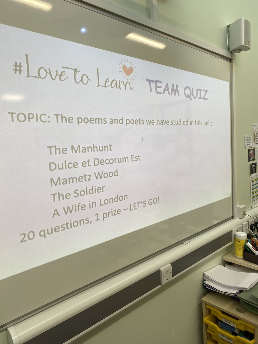 OutwoodFoxhills's tweet photo. Mrs Begum delivers ‘Love to Learn’ Team Quiz #makelearningmemorable #learningisfun https://t.co/Vebm5NNeyk
