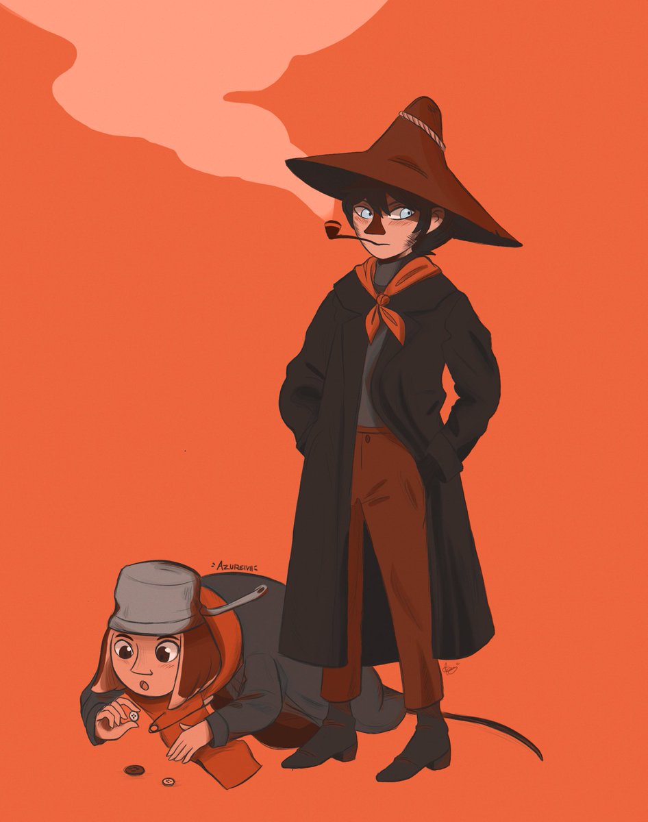 wreniriis's tweet image. I finished this a while ago but forget to post it. I was trying to get a flat look but didn’t really succeed #joxter #muddler #moomin