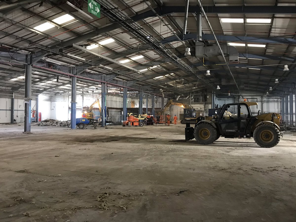 Great progress by Shaun and his team in #Newport #internal #dismantling #piecebypiece #demolition