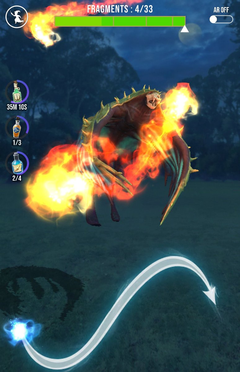 Patrona_Giggles's tweet photo. Had a fantastic time with the #HPWU #HPBookNight event. So many dragons! Hit 44, almost done with Brilliant too thanks to @Xpecto_GO and @news_wizards tips. #hpwizardsunite #imawizardnow #potterhead https://t.co/V67ePhhBj6