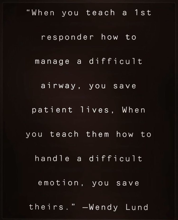 Policefamilydoc's tweet photo. This is the absolute truth! #code9 #code9team #helpingfirstresponders #selfcare #mentalhealthawareness #ptsdawareness #suicideprevention #standup #reachout #riseandrestore #weareinthistogether https://t.co/BYPLC3uFmM