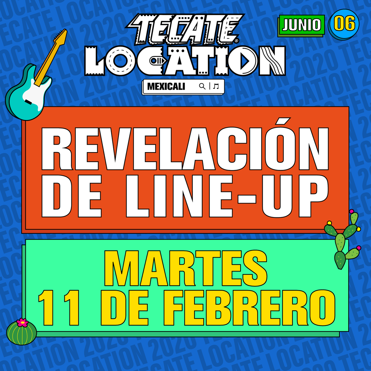 tlmexicali's tweet photo. ¡La espera ha terminado! 👀 MEXICALI, lo mejor está por llegar,revelación de lineup, martes 11 de febrero a las 11 am. 🔥🤘🏻 https://t.co/CqsRSwHC60