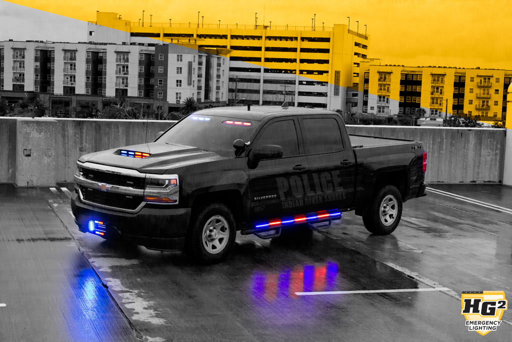 Now THIS is a sight for sore eyes 👁️

Throwback to the 2018 Chevy Silverado we worked on for Indian River Shores Public Safety Department

Featured Products:
HG2 Siderunners
HG2 Front Visor
HG2 Crossfire License Plate
HG2 Hoodscoop Package (Custom Built)

<a href="/IRSPSD/">Indian River Shores PSD</a> #emergencylights