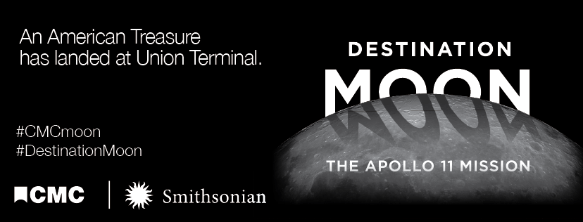 CincyMuseum's tweet photo. Hey Members! Do you want to see #DestinationMoon while avoiding busy times during its final days? Come see Destination Moon starting at 9 a.m. on Saturday February 8 and 15. Exhibition open through February 17, 2020. #CMCmoon: https://t.co/2CnyPWPLp6. @sitesExhibits https://t.co/RONil5NWu2