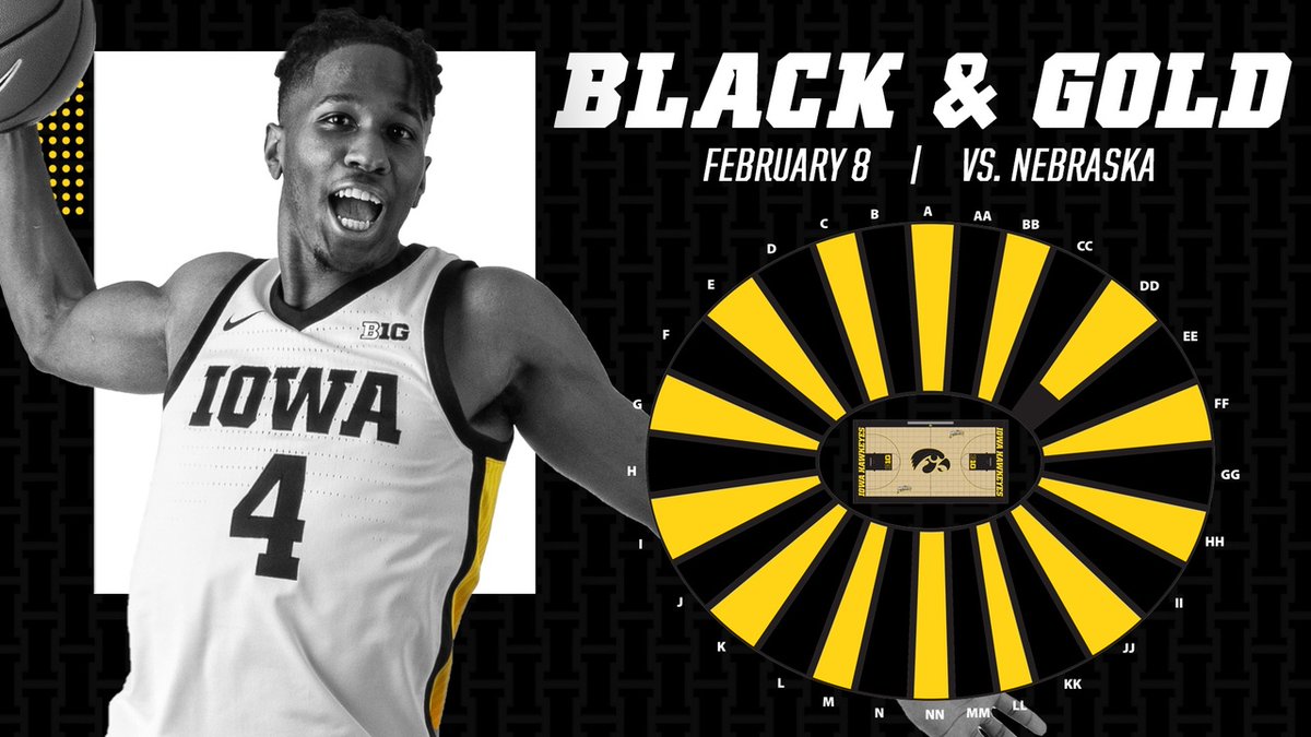 TheIowaHawkeyes's tweet photo. Because friends don't let friends wear the wrong color. 

Which color are you wearing for tomorrow's @IowaHoops game? #Hawkeyes #FightForIowa https://t.co/jMJEtYtj5L