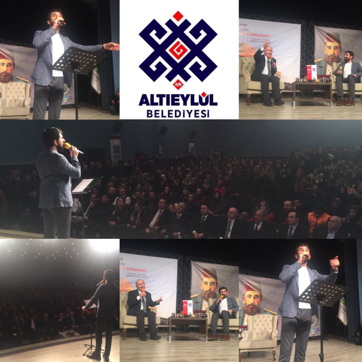 Balıkesir/Altıeylül
 ⁦<a href="/Yaziyor/">Serdar Tuncer</a>⁩ ve ⁦<a href="/ahmetsimsirgil/">Ahmet Şimşirgil</a>⁩ ile Abdülhamid Han anma programı.
Tüm dostlara ve ⁦<a href="/hasanavci6eylul/">Hasan Avcı</a>⁩ teşekkür.
⁦<a href="/Altieylulbld/">Altıeylül Belediyesi</a>⁩