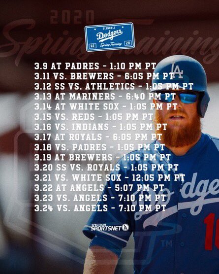 alannarizzo's tweet photo. Here are the #DodgersST games that will be televised on @SportsNetLA.  📺 https://t.co/obmMiErf0h