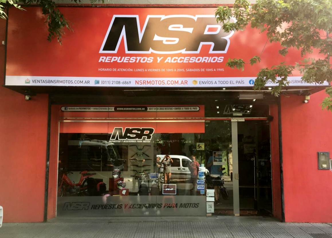 Gracias NSR MOTOS por confiar en nosotros #Carteleria #Cartel #Lona #Backlight #CambiodeLona #TrabajoDeAltura #Ploteo #Diseño #Palermo