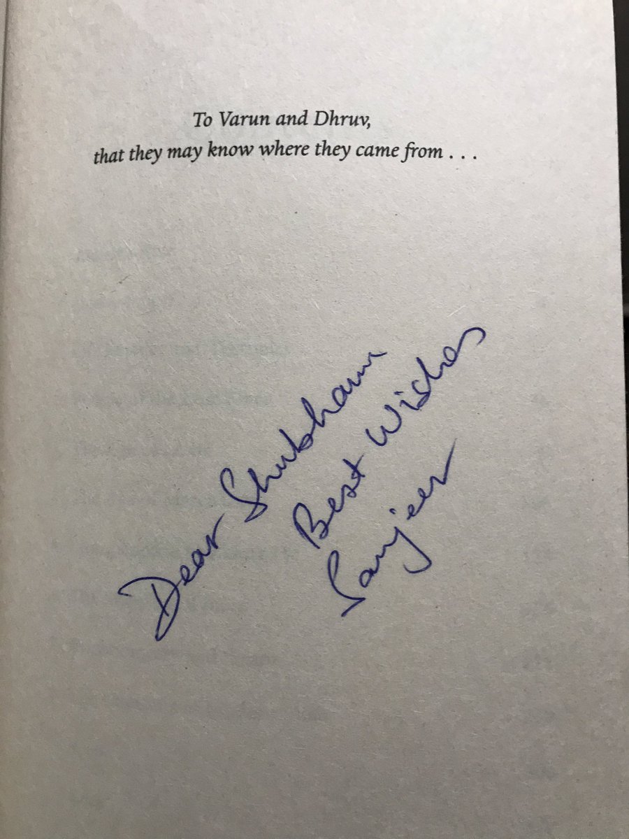 Shbm1112's tweet photo. Just finished reading @sanjeevsanyal's Land of the seven rivers. Whatta book! This should be taught in schools. A must read for every Indian!! #books #BookReview #Reader https://t.co/W2uspDaw68