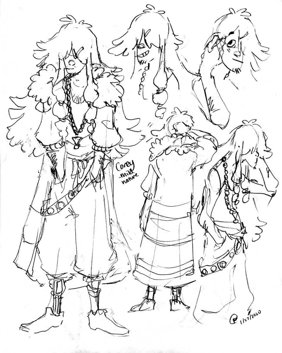 Pokemon Shield Gijinkas(3/6)

Corey-Centiskorch-He/him-Quiet nature-Nods off a lot-A real chill dude to hang out with, he loves doing outdoorsy activities. He's not great with most people but is a sweetheart to those that are close to him.
#swsh #pokemongijinka 