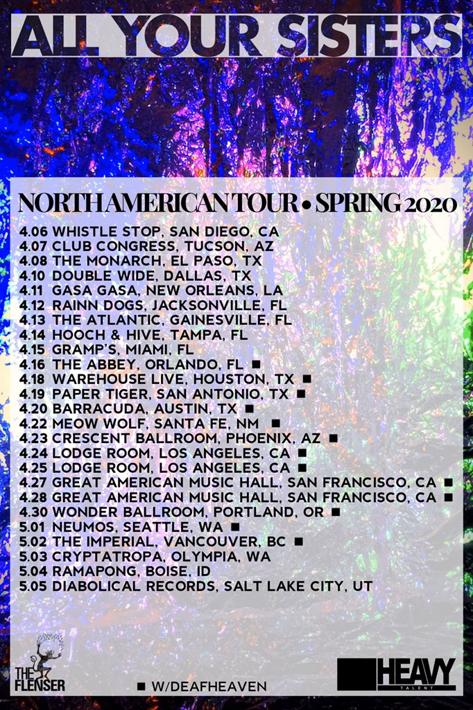 Spring tour dates. See you soon!