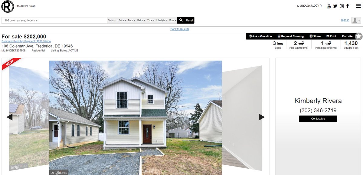 riveragroupde's tweet photo. 📣 Just Listed!! 📣

108 Coleman Ave is a beautiful NEW home that is completely move-in ready! Did we mention it JUST hit the market?!🏡

☎️ Call us today at 302-346-2719 for more information and to schedule your private tour.

🌟Offered at $202,000🌟

Listed by: Nik Patel https://t.co/4AYt49r5YT