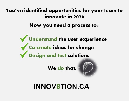 Innovation emerges within an organizational culture of engagement, collaboration, and shared leadership, in which every member is empowered to share and combine their unique skills and ideas for change. Innov8tion.ca