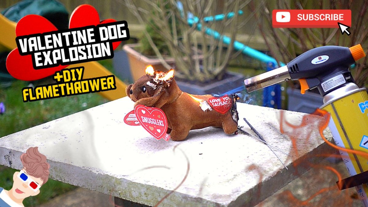 ChestJake's tweet image. #ValentinesDay #loveislove #experiment #JakesToyChest

❤ HEADS UP ❤

Valentine Dog Explosion + DIY Flamethrower will be available to watch on Wednesday 12th February @ 16:00 

Subscribe. Like. Follow. Comment. Share.