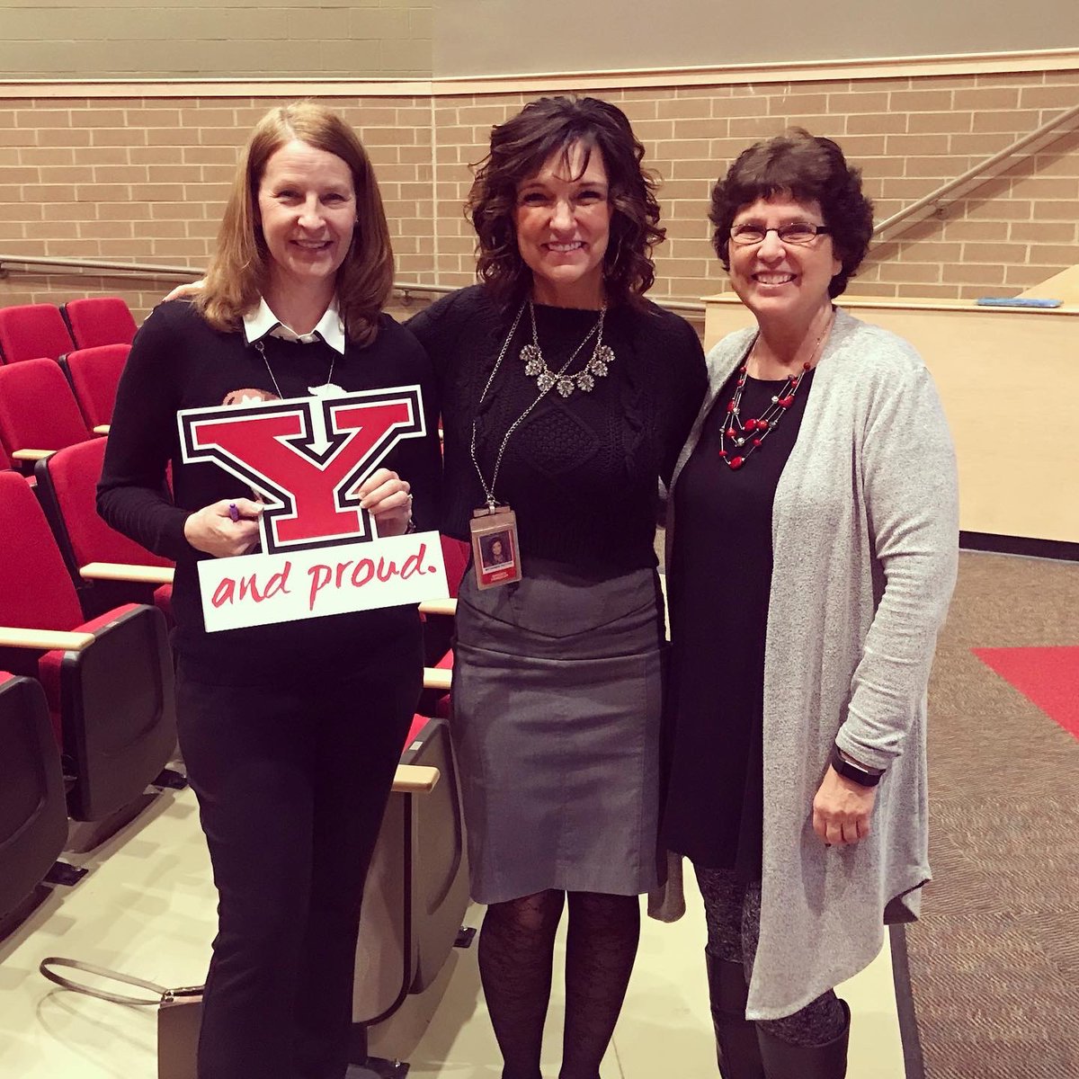 YSUccp's tweet photo. Had a wonderful day out @Beaver_Local helping students apply for the CCP program...these three women help make it all possible and we can’t thank them enough for the hard work they put in! #teamworkmakesthedreamwork #YSU #beaverlocal #application #student #studentlife #guidance https://t.co/gXVFyWhr8V