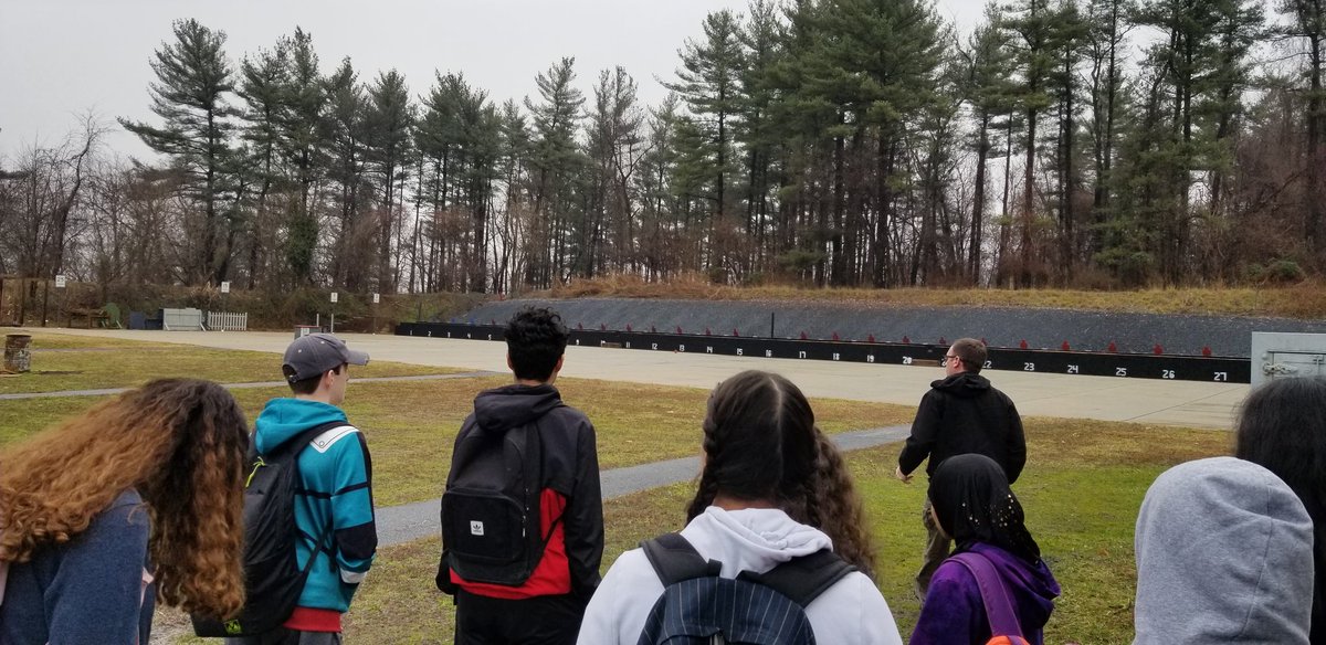 LYNXFHS's tweet photo. FHS LYNX scholars interested in law enforcement explored the Charles V.   Main Training Facility. They discussed how instructors train Cadets from different agencies and instill life long skills to serve our communities. @CadetsPrincipal #OneTeamFHS https://t.co/qsQxPkPGFb