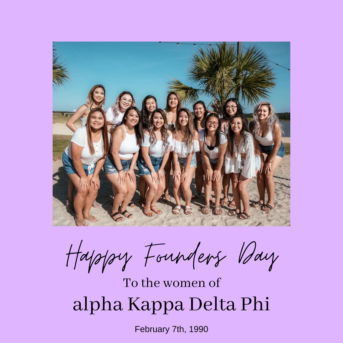 On behalf of UTA MGC we would like to wish the women of alpha Kappa Delta Phi a Happy Founders Day! 🥳